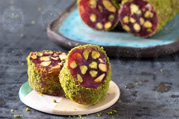 FİTİL DELIGHT WITH POWDERED PISTACHIO AND POMOGRENATE